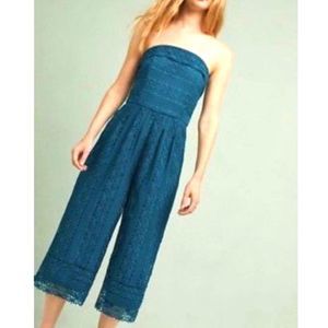 Anthropologie Greylin Stowe Strapless Jumpsuit